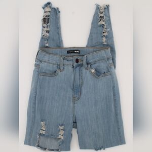 Fashion Nova Women’s Distressed Stretch Jeans – Size 1